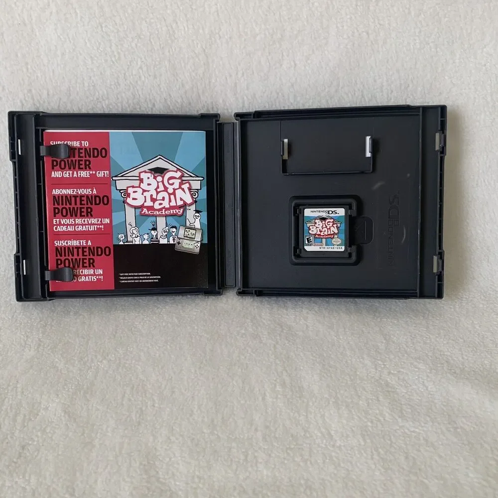 Big Brain Academy (Nintendo DS, 2006) Complete CIB Tested Works